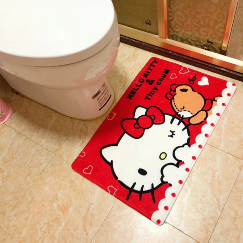 Коврик Hello Kitty Melody Sanrio милый впитывающий напольный коврик для ванной комнаты