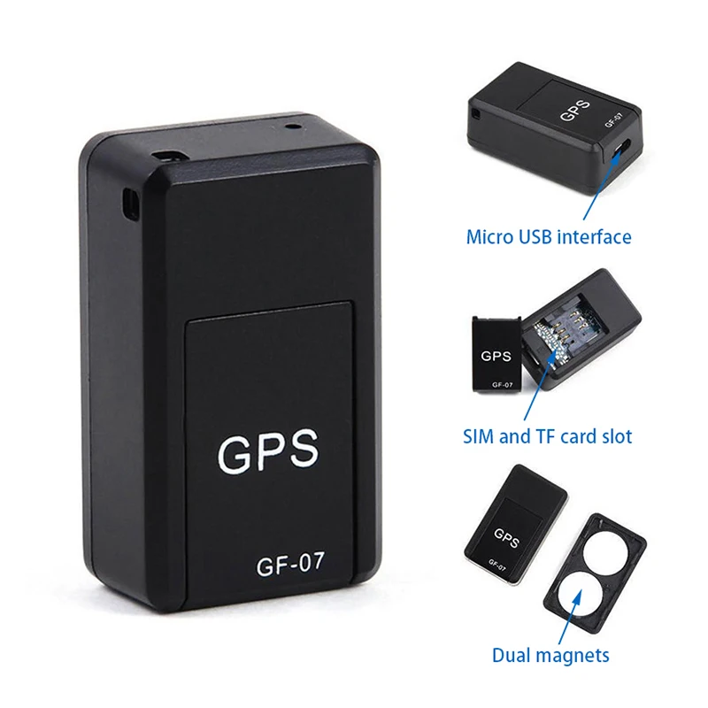 GF-07 Мини GPS трекер Автомобильный GPS-трекер для домашних животных Дети пожилых