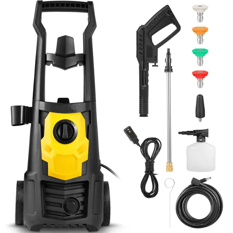

Electric Pressure Washer 2000 PSI 1.65 GPM Power w/ 30 ft Hose 5 Nozzles