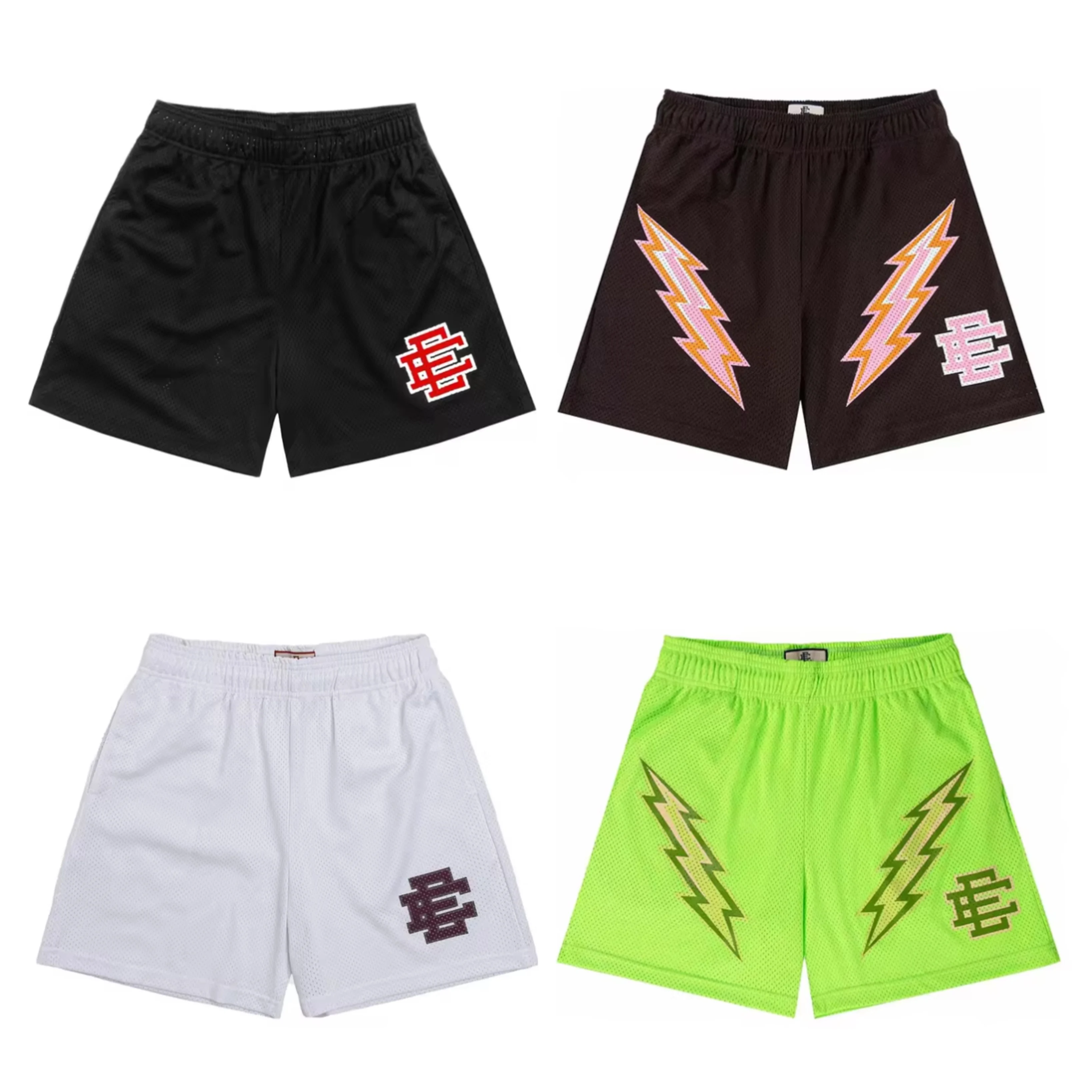 Шорты Эрик Эмануэль EE мужские базовые повседневные спортивные штаны с сеткой для