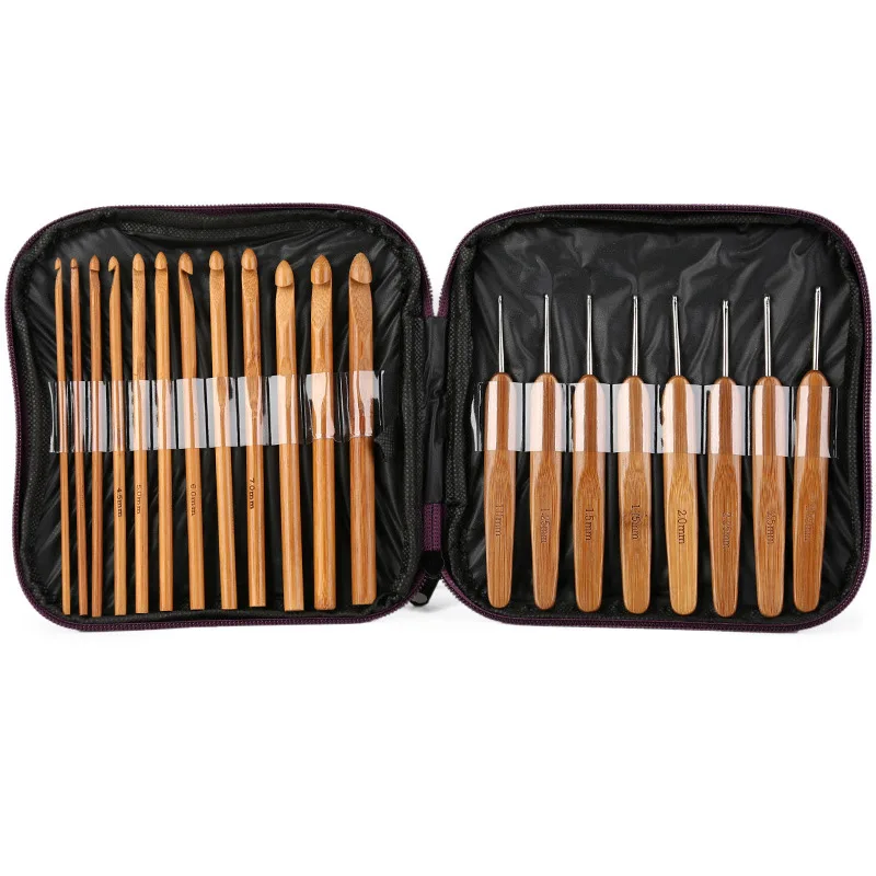 

1set Weaving tools sweater bamboo knitting needles crochet hook