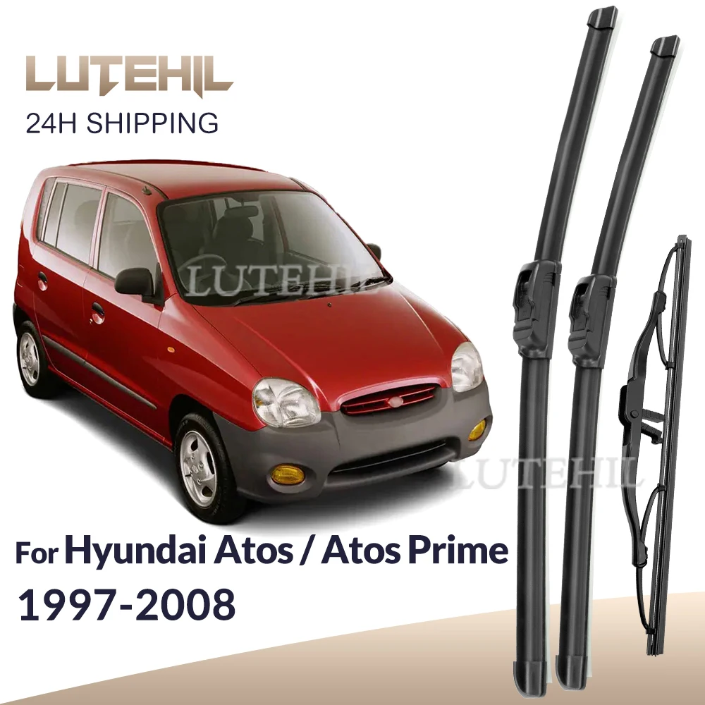 

Для Hyundai Atos/Atos Prime 1997-2008 1998 1999 стеклоочиститель передние и задние щетки стеклоочистителя лобовое стекло щетки для окон 20 "+ 16" + 13"