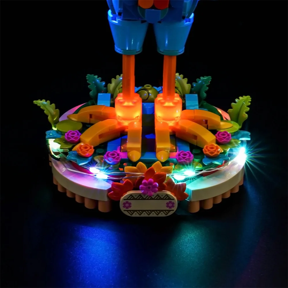 Комплект освещения для серии фильмов Heihei Moana 2 43272 не включает строительный блок