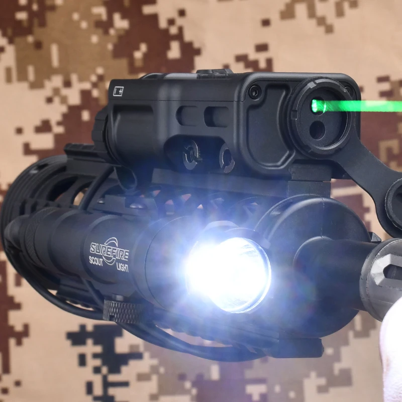 WADSN SF Surefire M600U Охотничий фонарик RAID X Металл Красный Зеленый Синий ИК-лазерный