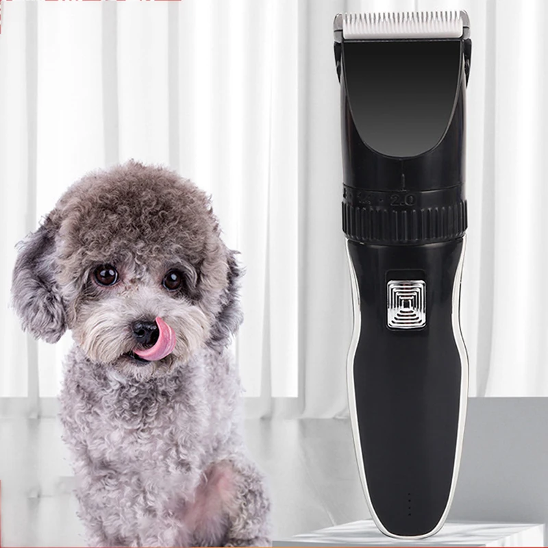 

Dog Grooming Clipper Low Noise Electric Quiet Rechargeable Pet Hair Thick Coats Clippers Trimmers Set For Dogs Cats Other Pets