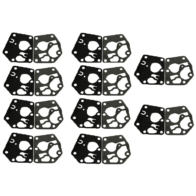 10 комплектов прокладок диафрагмы карбюратора для Briggs and Stratton 495770 795083 5083H 5083K 7721 520175