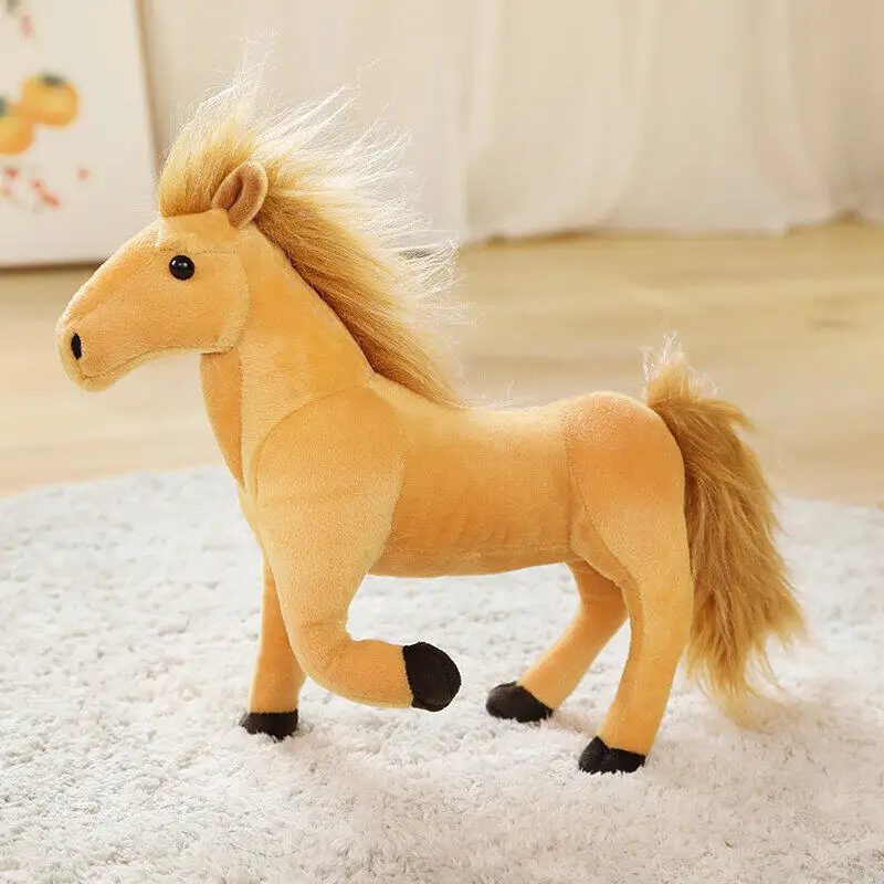 32m Simulation Horse Plush Toys Cute Staffed Animal Zebra Doll