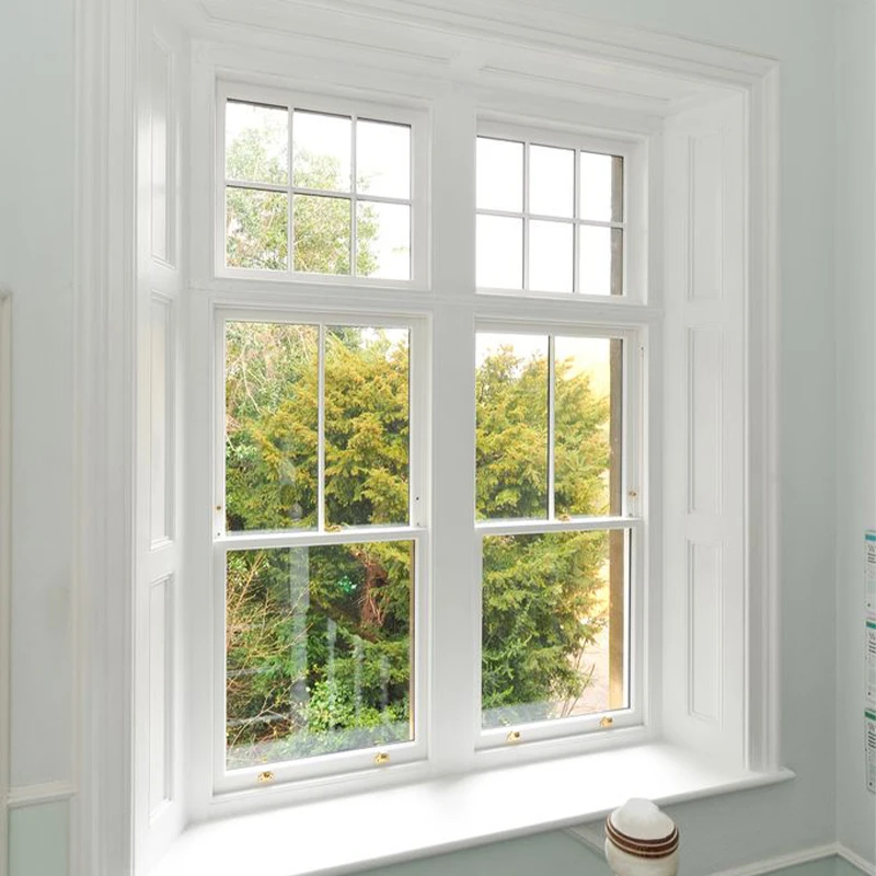 

Custom Shape Laminated Glass Double Glazed Soundproof Windows With Grilles