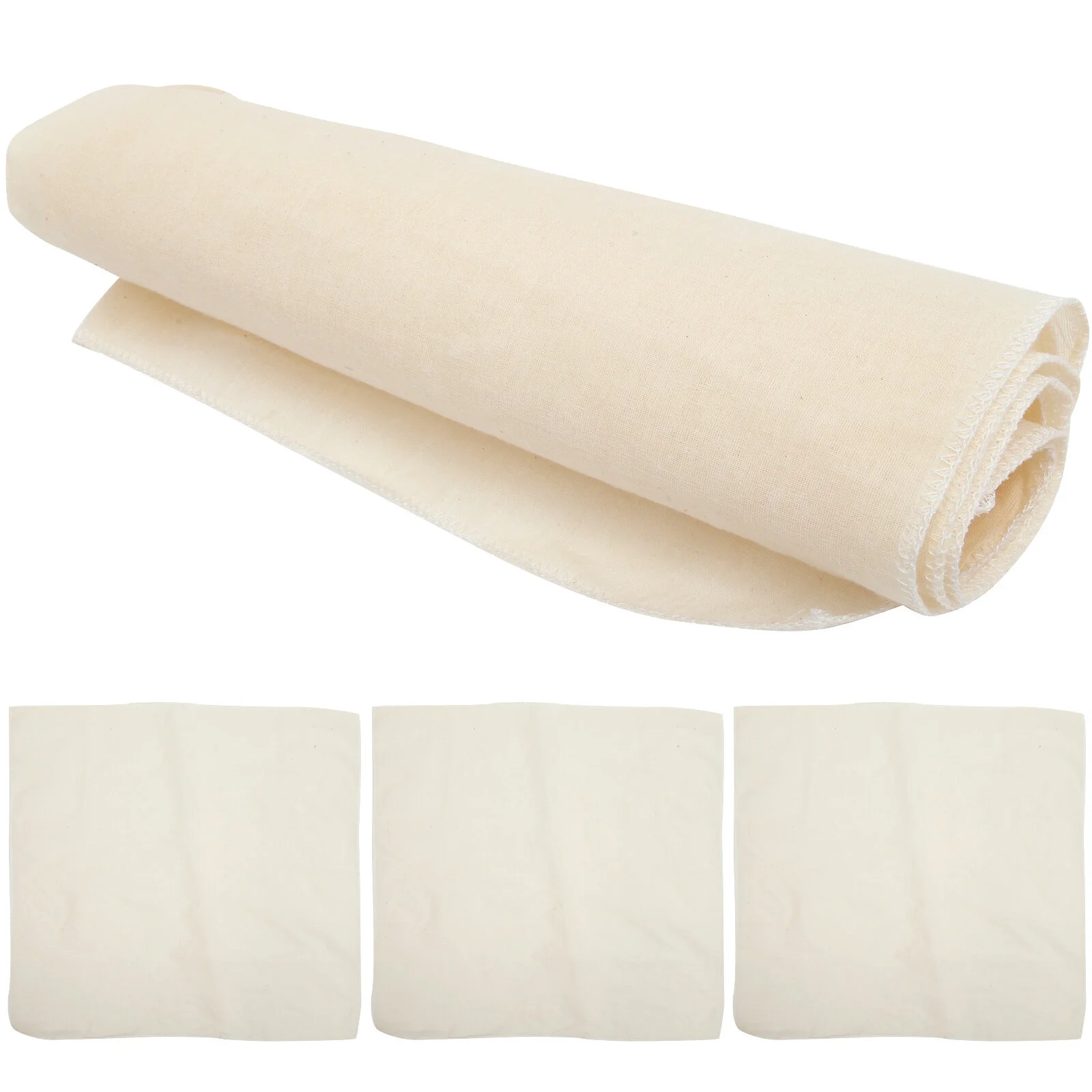 

4 Pcs Dried Tofu Cheese Cloths Straining Reusable Multi-use Filter Kitchen Accessories Food Grade Cheesecloth