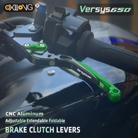 motorcycle folding extendable adjustable brake clutch levers versys650cc for kawasaki versys 650 2009 2010 2011 2012 2013 2014