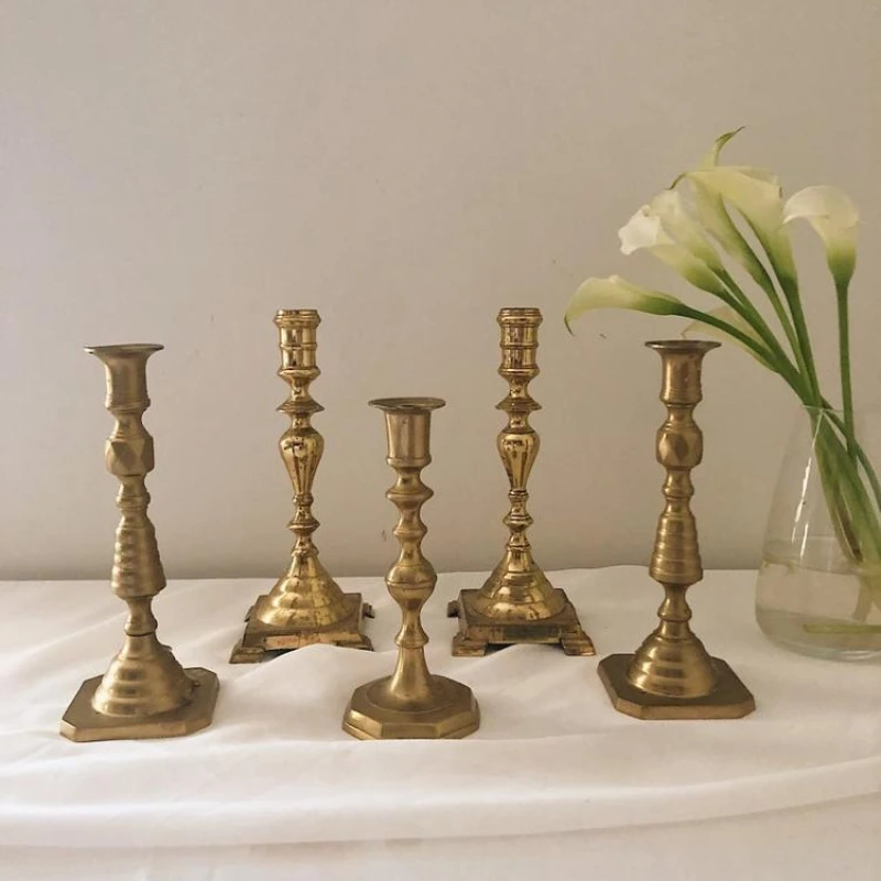 Подсвечник из латуни