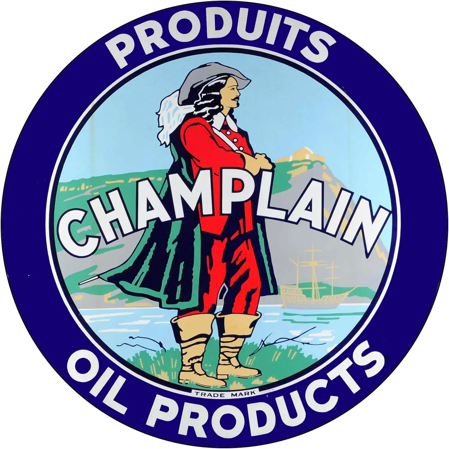 Винтажная репродукция газовых знаков винтажные металлические знаки круглая