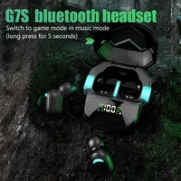 g7s tws gaming wireless headphones 5 1 bluetooth earphones touch control noise cancelling sports headset earbuds with microphone