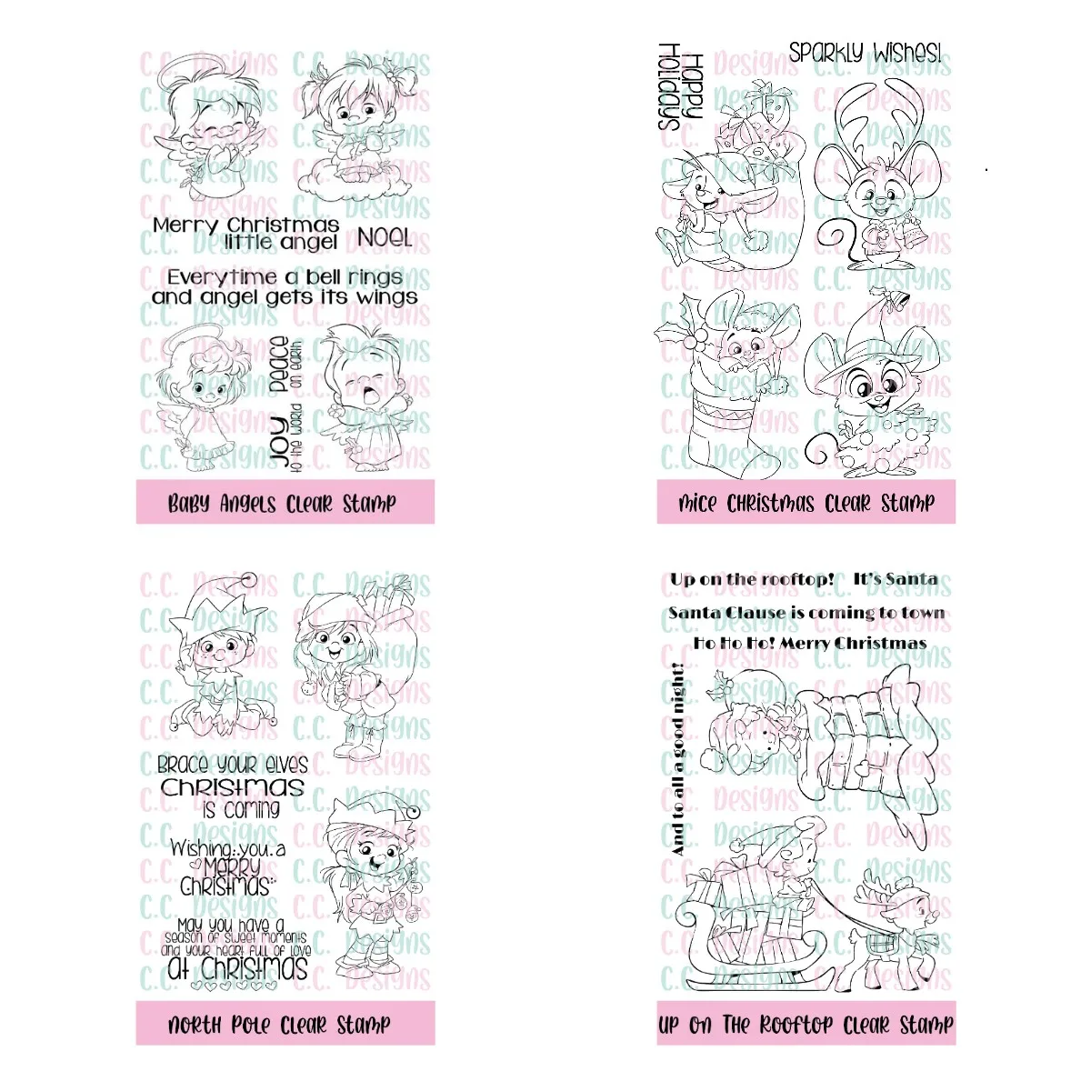 Прозрачные силиконовые штампы для мальчиков и девочек их домашних собак людей