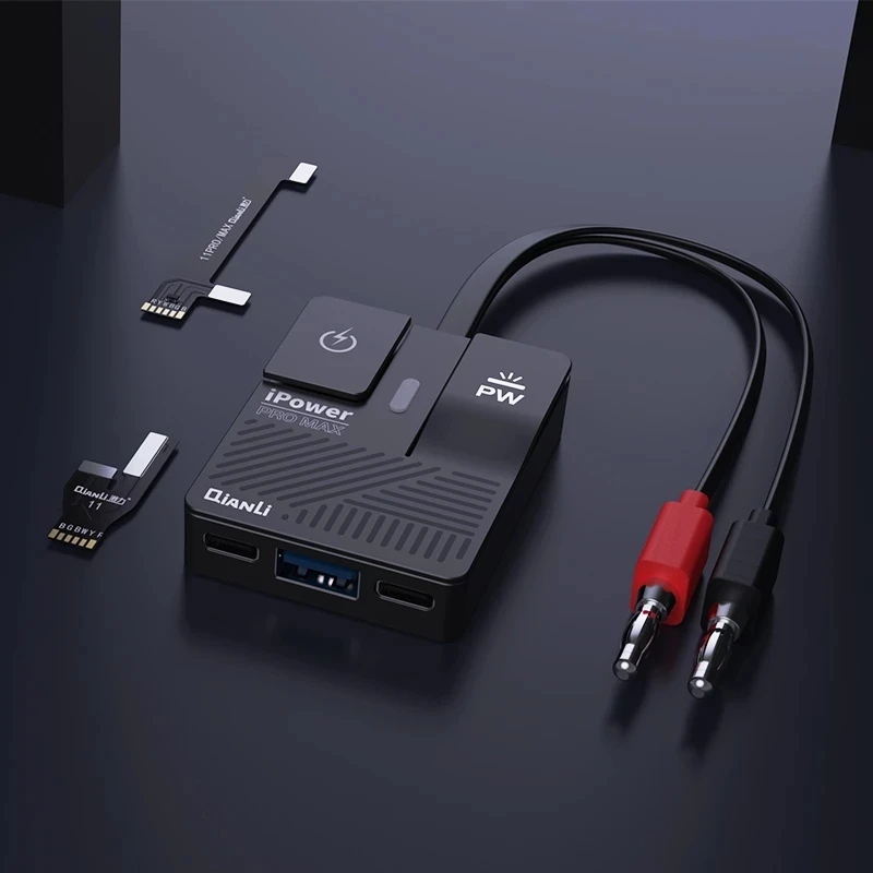 Фото Кабель питания QIANLI IPower Pro Max с переключателем ВКЛ./ВЫКЛ. Для iPhone 6 7 8 8P X XS MAX 11Pro Max, ремонт материнской платы, линия загрузки №5