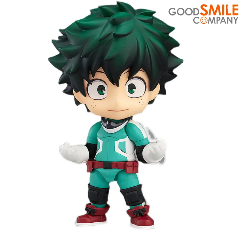 

100% Original Good Smile Nendoroid GSC 686 MY HERO ACADEMIA Midoriya Izuku Action Figure Doll Collection Model Toy 10cm