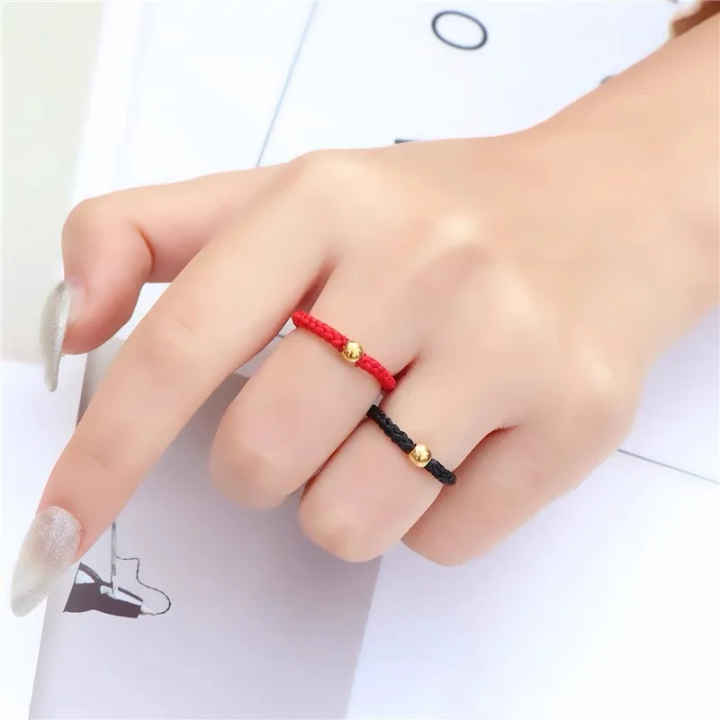 Модное кольцо из веревки милое дикое японское модное простое для пар мужского и