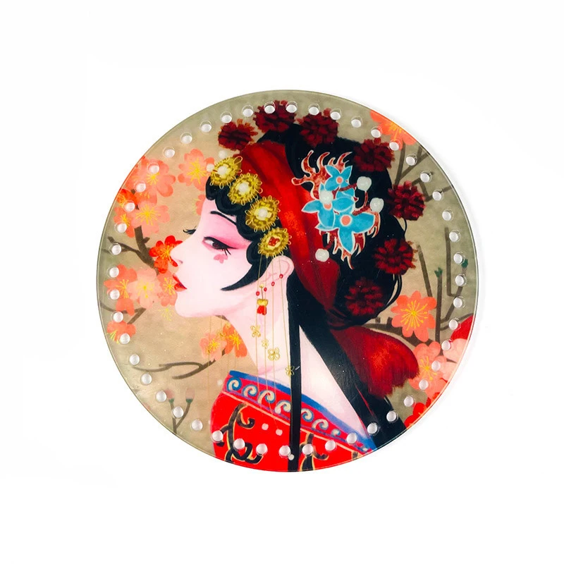 

Круглая основа для сумки, акриловая вставка, устройство для формирования нижней части с отверстиями для самостоятельного изготовления сумок на плечо, вязание крючком сумок, тоут