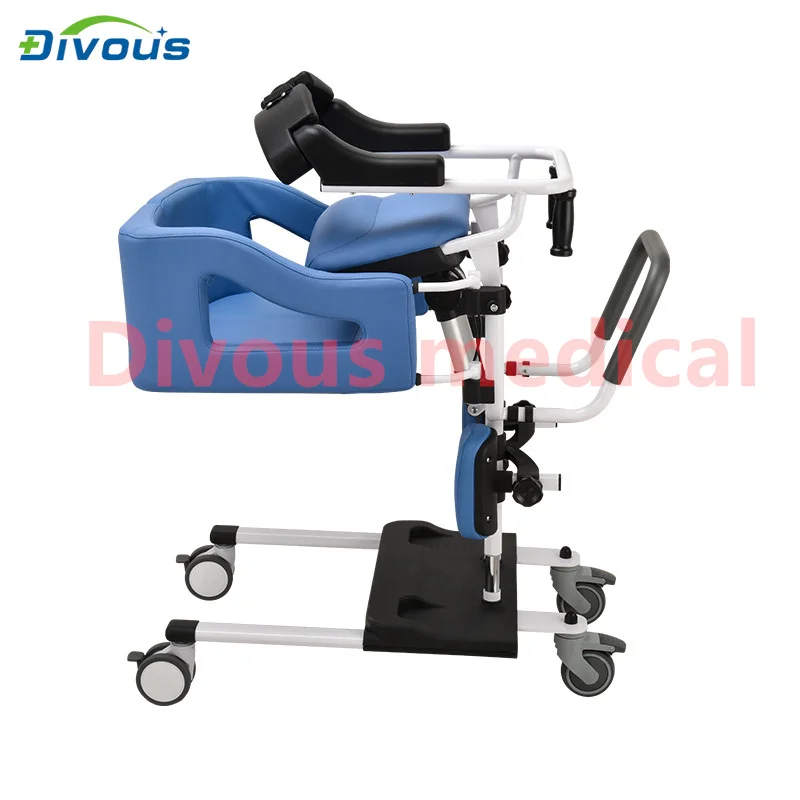 Free Shipping Hot Sale Hospital Elderly Home Multi-Function Transfer car Lift Toilet Commode Chair Disabled Electric Wheelchair
