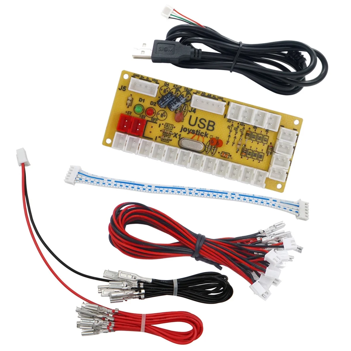 USB-кодировщик для ПК с кнопкой управления джойстиком Raspberry Pi 5 В