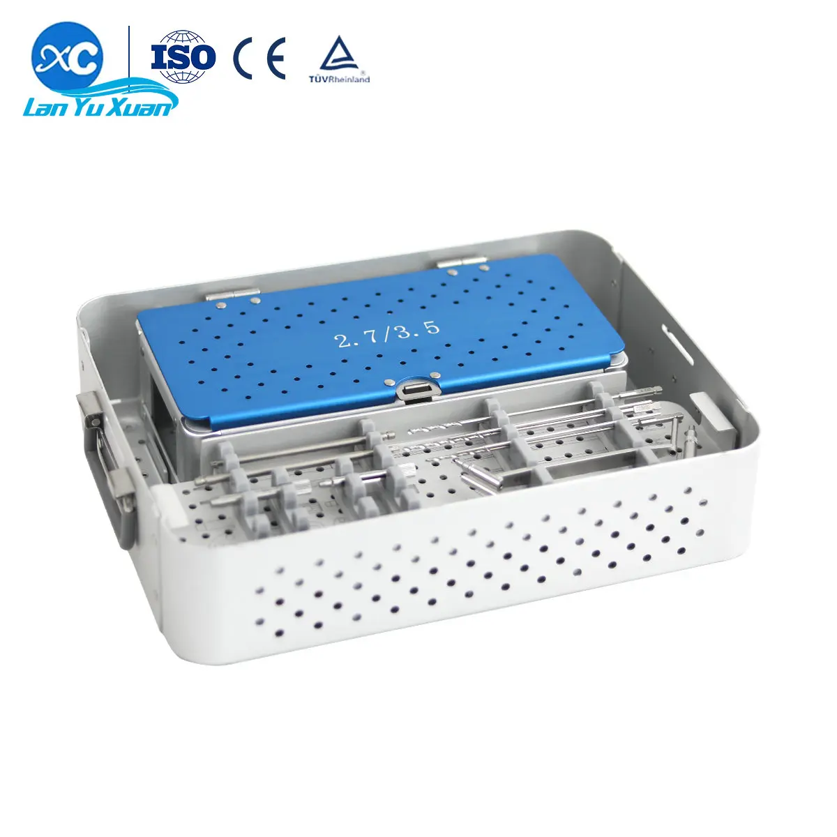 

China Manufacturer Supply Orthopedic Implants 2.0/2.4/2.7/3.5mm Veterinary TPLO Locking Plate Instrument Kit Set