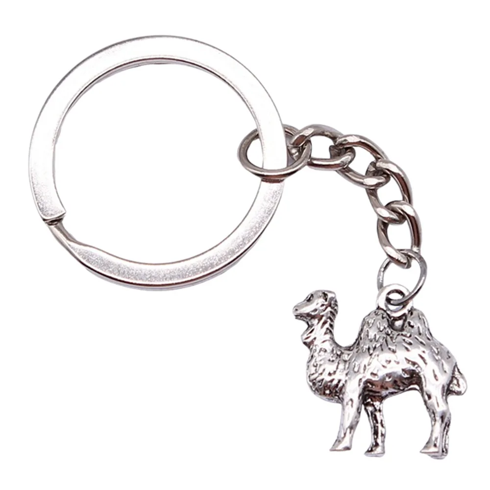 Souvenirs Gift Dropshipping Antique Silver Color 18x20mm Camel Pendant Keyring | Key Chains