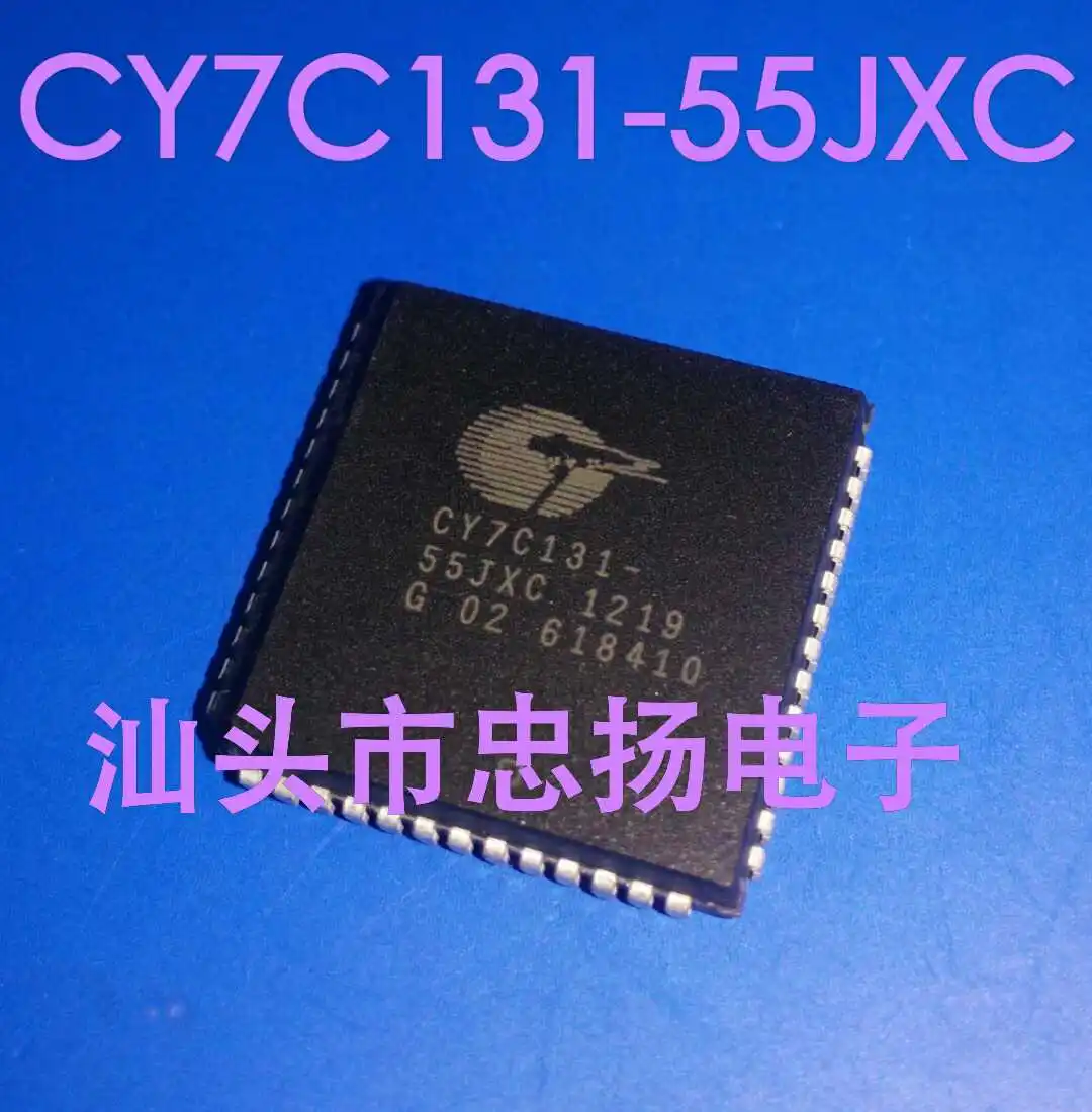 

Free shipping CY7C131-55JXC PLCC52 IC 5PCS