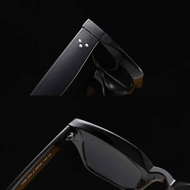 LeonLion 2023 Square Sunglasses Men Retro Eyeglasses Men/Women Gradient Clear Lens Glasses Men Gafas Lentes De Sol Mujer UV400