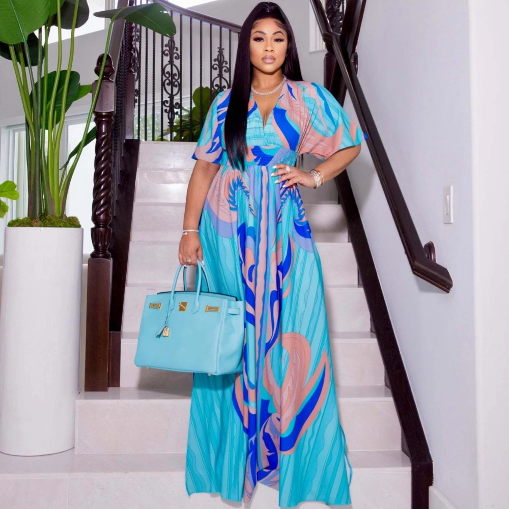 

African Elegant Dresses For Women 2022 New Muslim Fashion Abayas Dashiki Robe Kaftan Long Maxi Dress Moroccan Turkish Africa