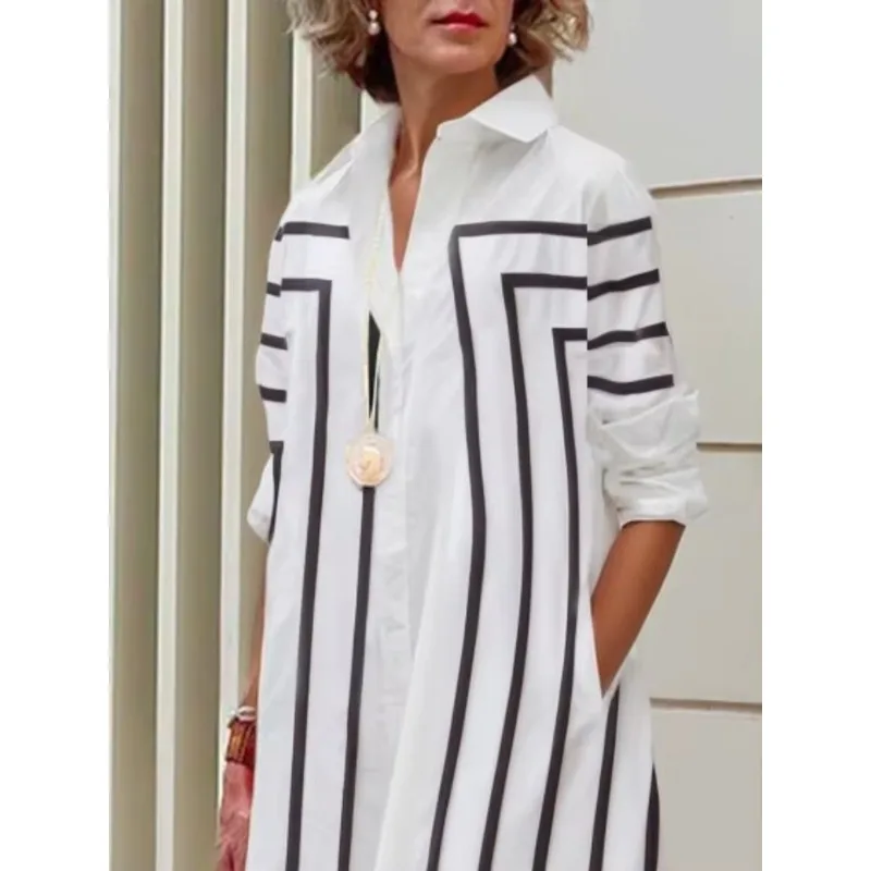 Женское осеннее платье-рубашка Modigirl