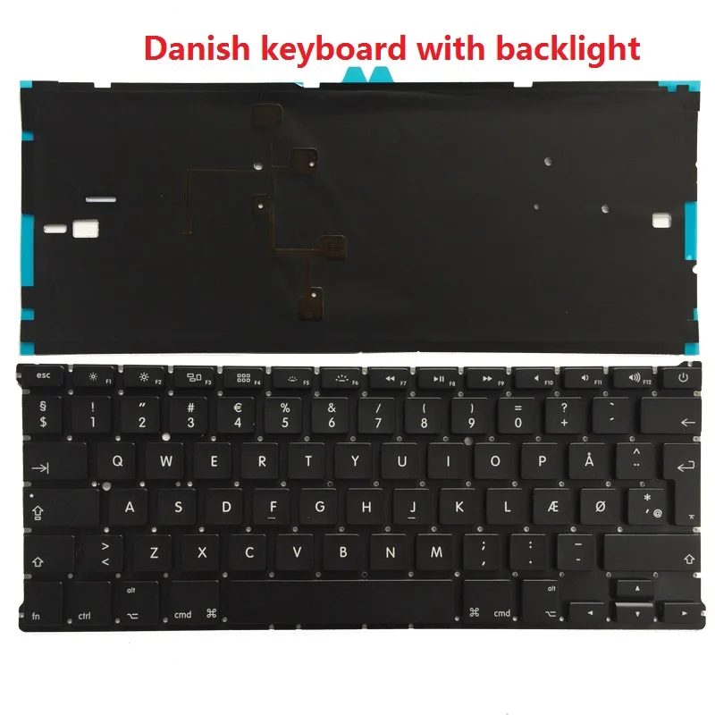 НОВАЯ клавиатура для ноутбука Macbook Air 13 дюймов A1466 A1369 MD231 MD232 MC503 MC504 2011-2015 США