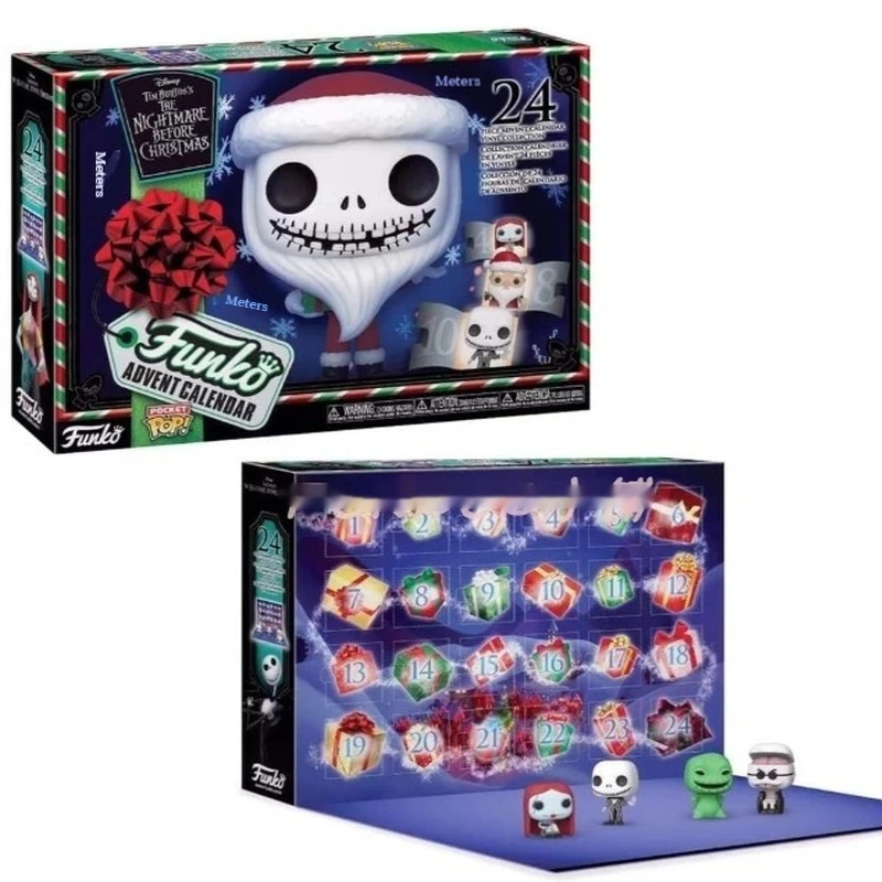 Адвент-календарь Кошмар перед Рождеством Джек Тайная коробка Q Версия Модель