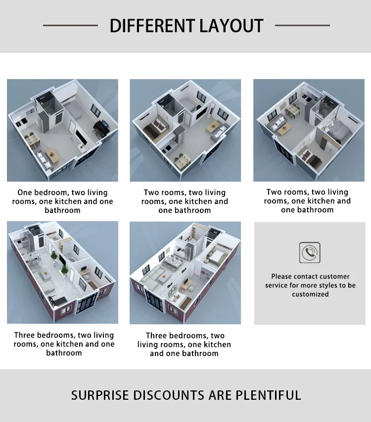 20/40 футов сборные домики портативный складной дом расширяемый контейнерный
