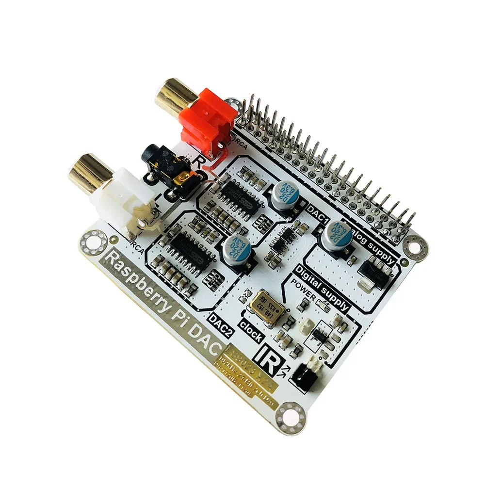 Двойной расшифрованный объемный мод ES9023 I2S цифровая звуковая карта плата