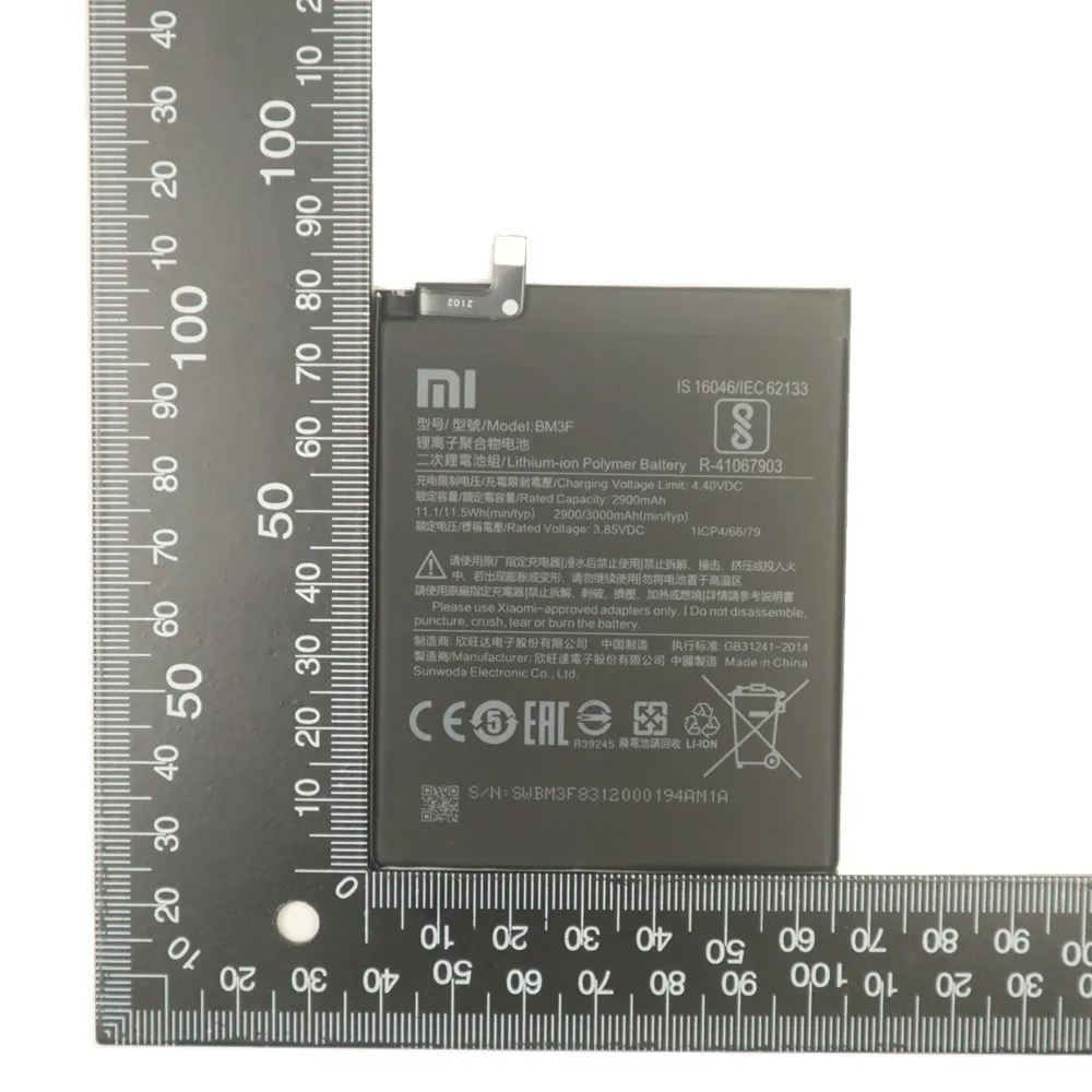 Оригинальный аккумулятор 3000 мАч 100% для Xiaomi Mi 8 Explorer / Mi8 Pro BM3F сменные батареи