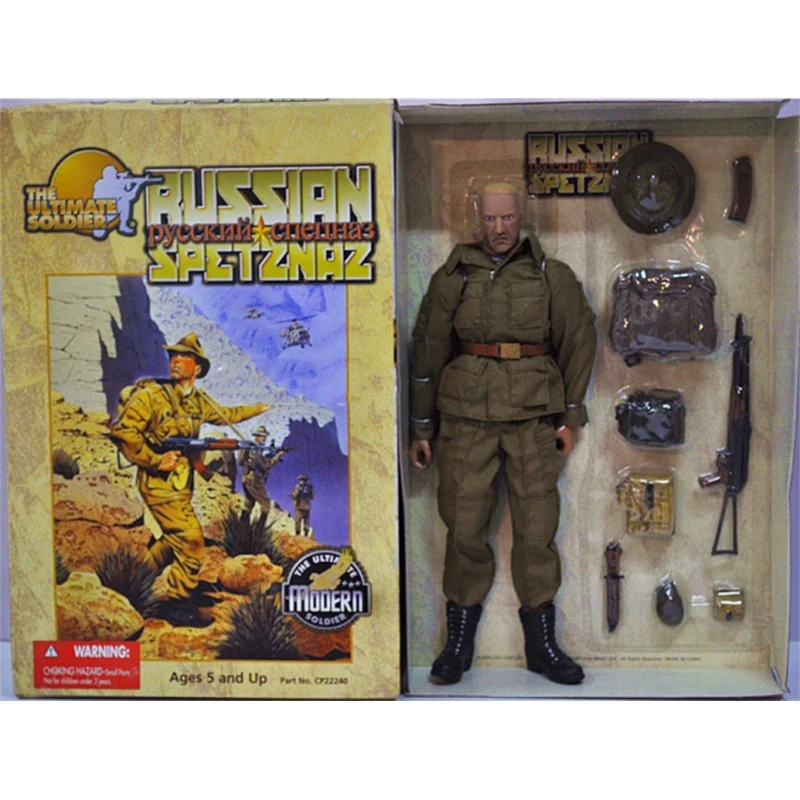 

In Stock 1/6 Scale Russian Chechen Special Forces Body Head Clothes 12" Full Set Soldier Action Figure Model for Fans