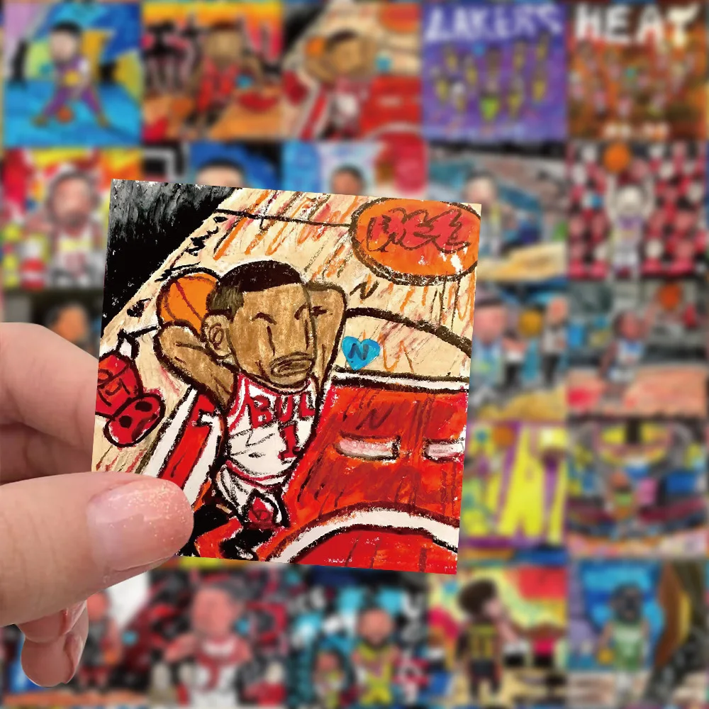 10/30/60 шт. водонепроницаемые наклейки баскетбольная звезда