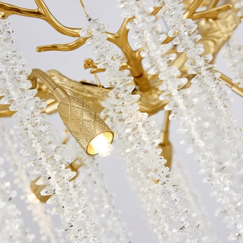 Светодиодная люстра в стиле ретро