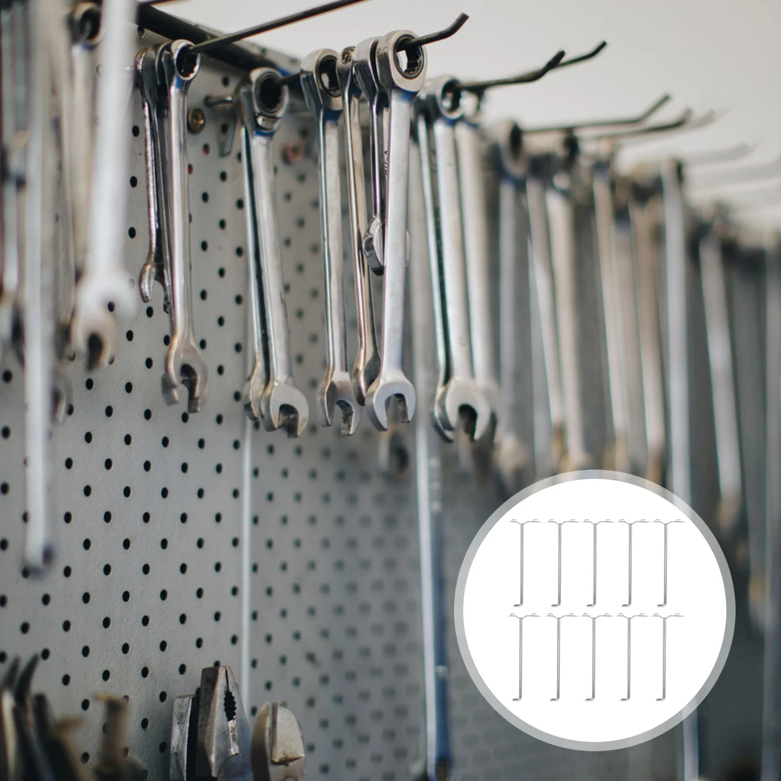 

Hook Tool Hooks Garage Hanger Tools Household Organizer Garden Metal Clothing Rack