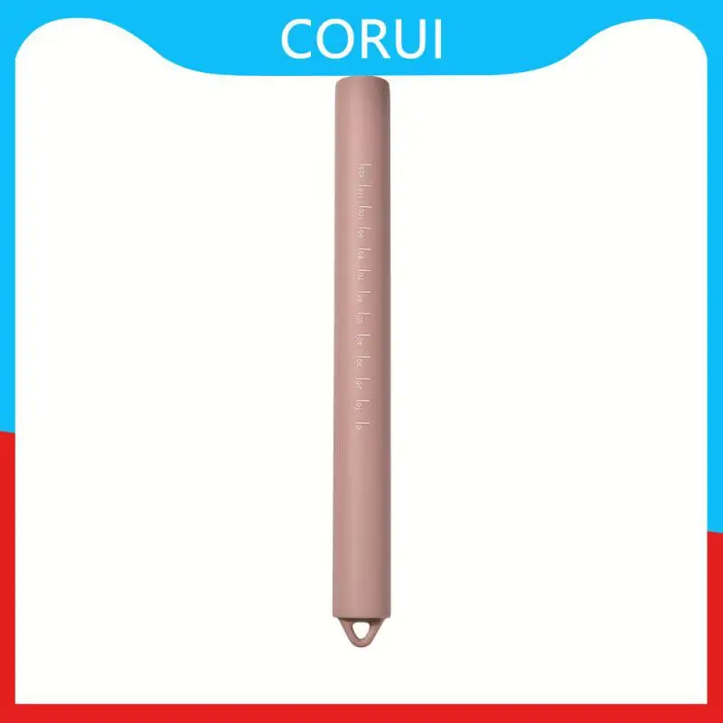 

Dumpling Skin Tools No Smell Food Grade Silicone Flour Stick High Temperature Resistance Hanging Hole Design Rolling Pin