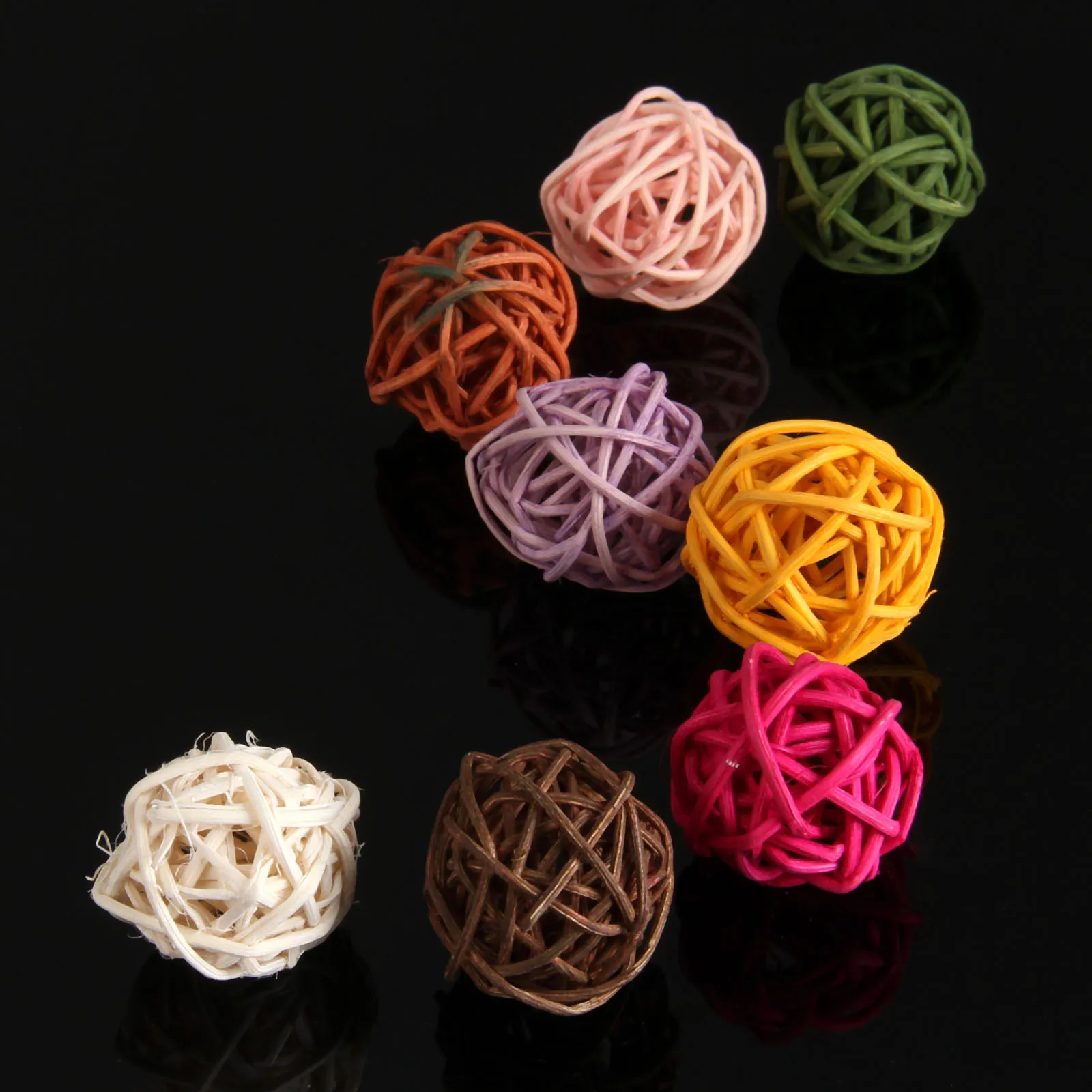 10 шт Красочные ротанговая Пальма клубок строка Гостиная светильник Фея лампы