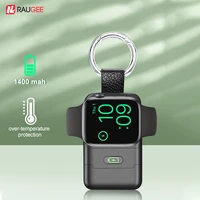 Charger for Apple Watch type Portable 1400Mah Magnetic Wireless Charging For Apple watch Iwatch USB Charger Raugee