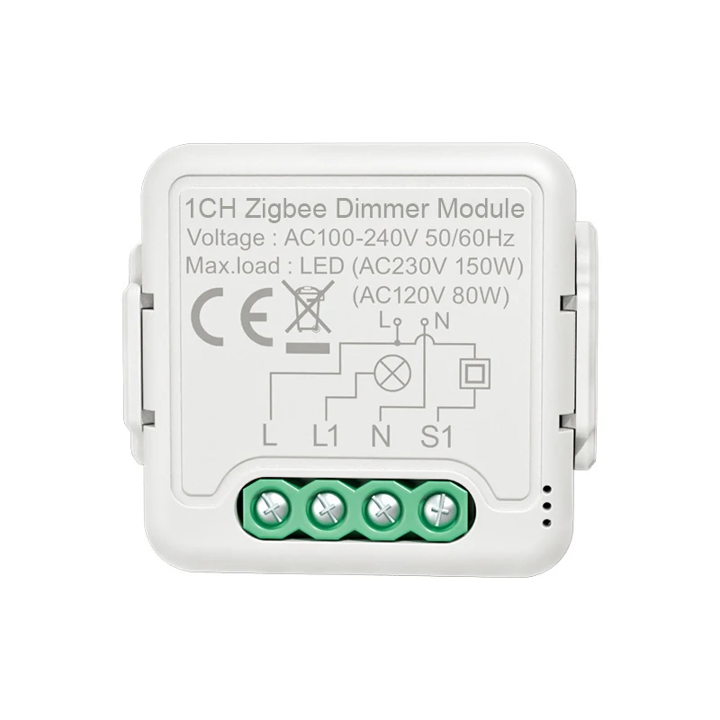 

Tuya ZigBee3.0 smart Dimmer Switch Module Smart Home remote voice timer Switch, Works with Tuya Smart Life APP Alexa Google Home