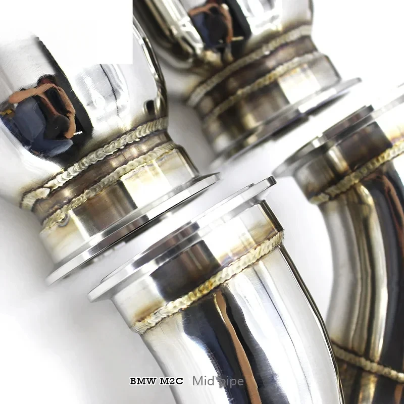 Высококачественная средняя труба для BMW M2C M3 M4 F80 F82 F83 F8X S55 3 0 T 2014-2019 выхлопная
