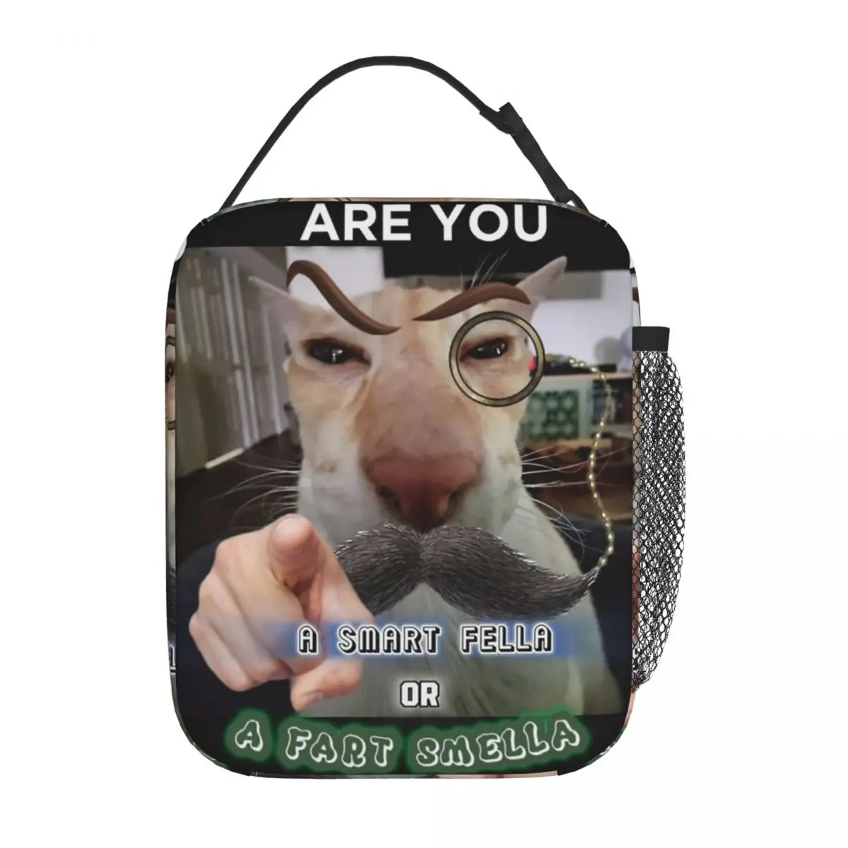 Забавная изолированная сумка для обеда с изображением смарт-кошелька или