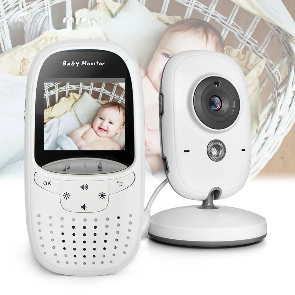 Baby Monitor VB602 IR Night Vision Temperature Monitor Lullabies Intercom VOX Mode Video Baby Camera Walkie Talkie Babysitter