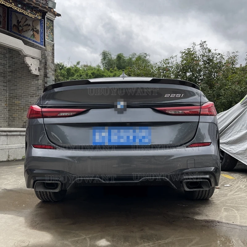 Глянцевый черный задний спойлер багажника для BMW 2 серии 4-дверный F44 ABS украшение