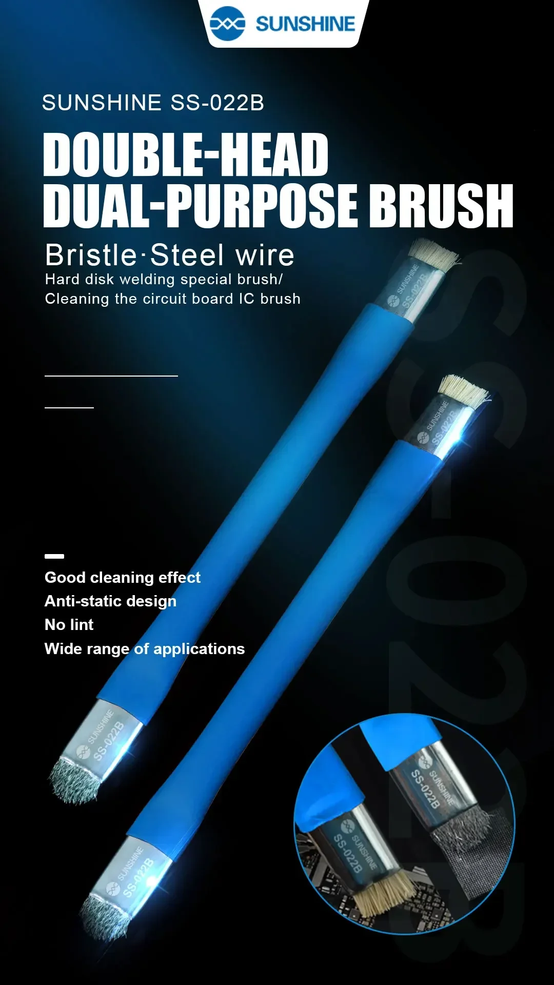 Инструмент для чистки материнской платы iPhone с двойной головкой