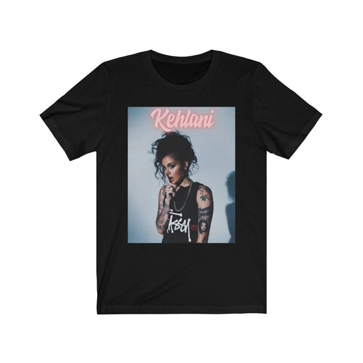 Музыкальный подарок Kehlani футболка с коротким рукавом черная размер S-4XL EL180