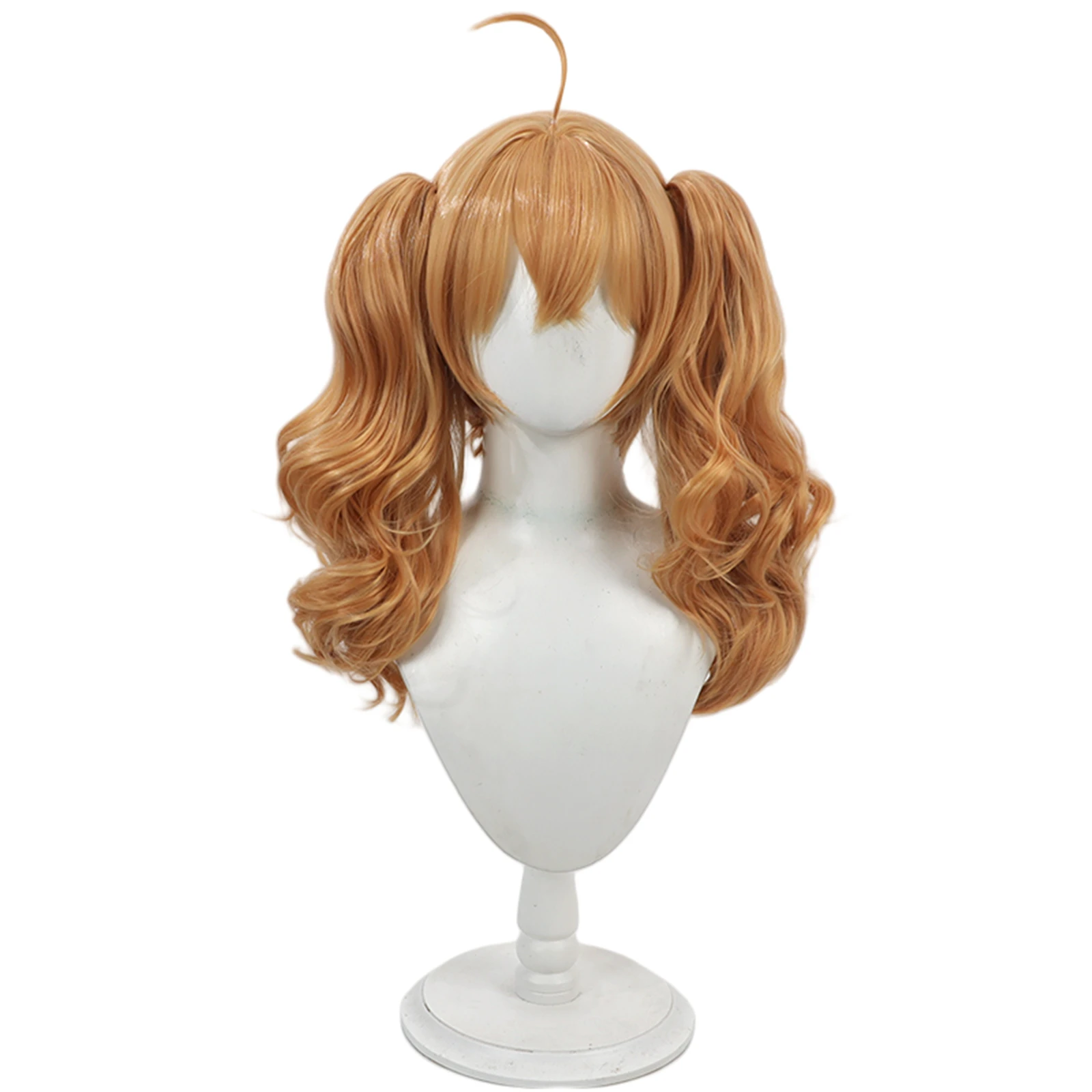 Игра Ibaragi Yoshimi парики для косплея волнистые оранжево-коричневые с хвостиком